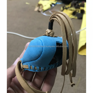 Venta caliente cetrería Hawking árabe capucha estilo Qatar capucha cuero genuino Qatri capucha con tirantes de cuero - Product Image 1