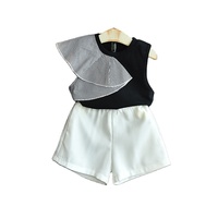 Set di vestiti per bambina carino personalizzati promozionali popolari set di abbigliamento per bambini estivi per ragazze