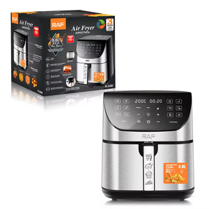 1700W air Fryer Electric Hot air Cooker 8L Capacity Fast <b>Heat</b> System 360 air Circulation Touch Control for Home Cooking - Product Image 6