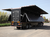 Semi-remorque de scène mobile hydraulique S455 pour concerts en plein air, festivals et productions d'événements de grande envergure