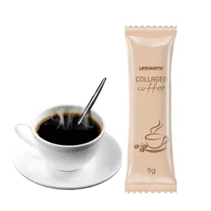 private label smooth skin powder collagen coffee drink