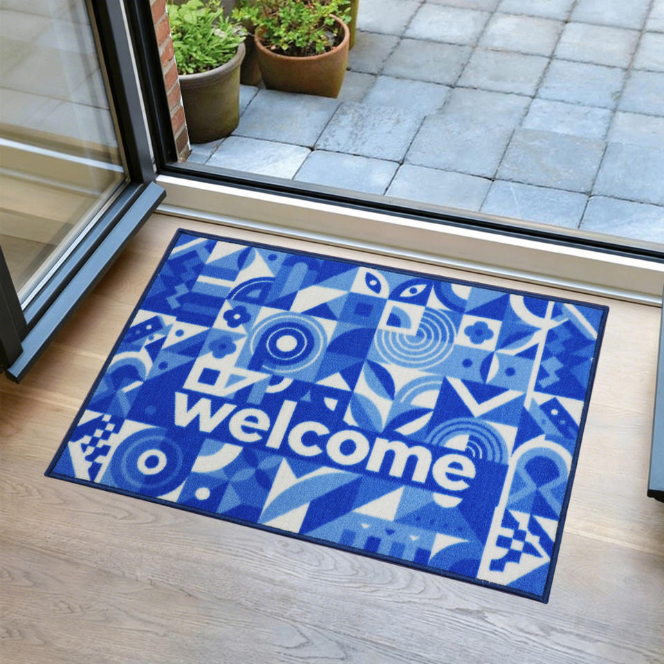 Welcome Mat Outdoor Door Mat Custom Printed Door Mat for Home Entrance ...