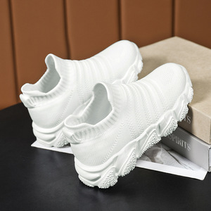 Chaussures de marche décontractées unisexe en maille respirante à bout rond, légères, style chaussette, toutes saisons - Product Image 3