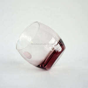 10oz best selling glasses high <span class=keywords><strong>ball</strong></span> translucent purple and blue glass for daily use - Product Image 6