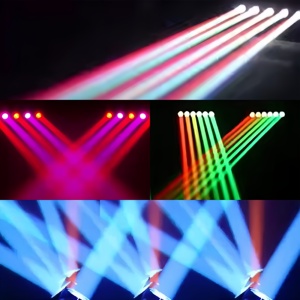 RGBW 5 đầu 400W chùm di chuyển thanh 80W * 5pcs dẫn Bầu Trời pháo ánh sáng cho hiệu suất ánh sáng sân khấu - Product Image 3