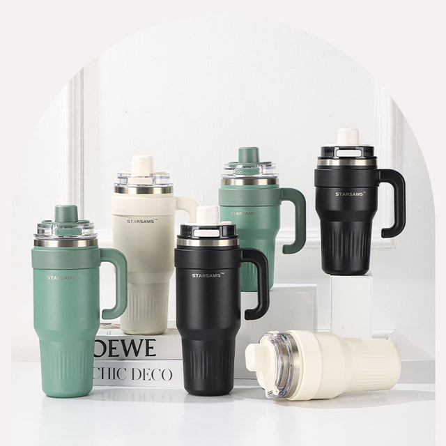 Custom Powder Coating 40oz Stainless Steel BPA-Free Leak-Proof Vacuum Insulated Double Wall Coffee Tumbler Travel Camping Water