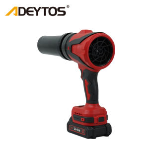 Souffleur de feuilles industriel sans fil sans balais haute puissance 24V Lithium-Ion, collecteur d'air et de poussière métallique, 2 batteries pour le nettoyage - Product Image 3