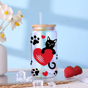 Envolturas para Tazas DTF, Adhesivos con Diseño de Patas y Amor para Mamás de Perros, Envolturas para Tazas DTF con Protección UV, Fútbol Americano 49ers - Product Image 1