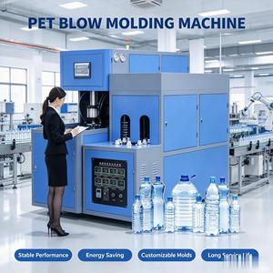 Máquina Semiautomática de Moldeo por Soplado y Estirado de 10L, 2 Cavidades, 400BPH, Calentamiento por Infrarrojos, para Bebidas - Product Image 6