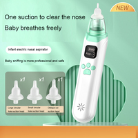 Aspirateur nasal électrique intelligent 2026 pour bébé, silencieux, avec 3 niveaux, écran LED, usine OEM