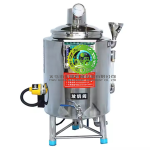 Machine de pasteurisation du lait en acier inoxydable de qualité alimentaire, prix usine GD, avec pompe de réservoir de stockage de bière, fonctionnement entièrement automatique, 30-1000L - Product Image 5