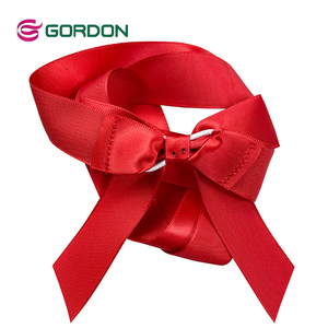 Red satin <span class=keywords><strong>pre</strong></span>-<span class=keywords><strong>tied</strong></span> <span class=keywords><strong>Bow</strong></span> cho giftbox đóng gói Gordon Băng DF satin <span class=keywords><strong>Ribbon</strong></span> <span class=keywords><strong>Bow</strong></span> với Stretch <span class=keywords><strong>Loop</strong></span> cho quà tặng bao bì - Product Image 4