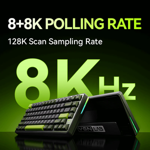 ATK Neon eSports có dây không dây chuyển đổi từ tính Bàn phím 75 phần trăm hot swappable RGB chơi Game bàn phím 8K Polling rate Tri chế độ - Product Image 6