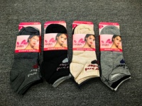 Chaussettes de sport courtes en tricot fin jetables pour femmes, motif dessin animé, résistantes aux déchirures, avec logo personnalisable sur le bord, pour usage quotidien