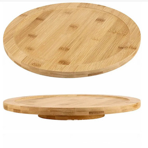 Plateau rotatif en bambou pour condiments et desserts, idéal pour la cuisine transfrontalière - Product Image 2
