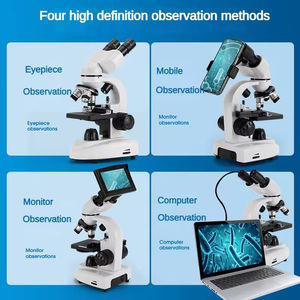 Microscopio Binocular con Luz WF10x 40x-2000x, Microscopio Biológico de Laboratorio para Estudiantes - Product Image 3