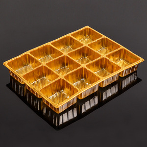 Hot Sale Disposable Clear PP Mooncake <strong>Plastic</strong> Blister <strong>Tray</strong> Food Grade for Bakery <strong>Dessert</strong> Packaging Recyclable - Product Image 1