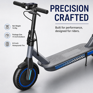 <span class=keywords><strong>Patinete</strong></span> Eléctrico Portátil <span class=keywords><strong>Urban</strong></span> <span class=keywords><strong>Glide</strong></span> de 350W 36V con Gran Autonomía, Doble Freno y Neumático de Panal para Adultos, Uso Diario en la Ciudad y Viajes - Product Image 4