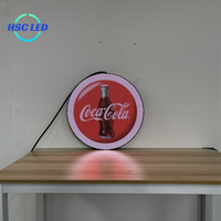 Écran LED circulaire couleur pleine résolution P2.5 de 500 mm/50 cm pour intérieur, haute luminosité, pour affichage d'accueil et d'aéroport