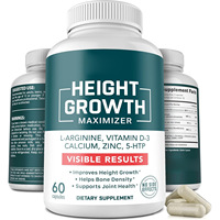 Vente directe usine – Capsules pour la croissance (60 unités) – Conçues pour adultes – Marquage OEM pris en charge pour le commerce international – Produit phare