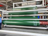 Bâche PVC personnalisée avec logo imprimé 650gsm 700gsm 900gsm, toile extérieure Lona, bâche enduite à l'élastomère, tissu Vinylon