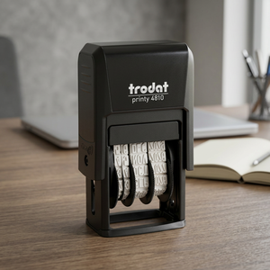 Trodat PrintyT 4810 20 x 3.8 mm Sello de Fecha Negro con Línea Estampada - Product Image 2