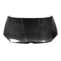 Couvercle de capot moteur en fibre de carbone véritable pour Volkswagen Polo MK5 2013-2018, couvercle de capot moteur modifié