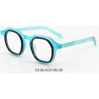 2024bold acétate lunettes cadre hommes Prescription optique myopie acétate lunettes femmes rétro lunettes