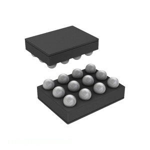 MAX20323CENC+T Administración de Energía (PMIC) Canal del Fabricante 12 XFBGA, WLPBGA USB TIPO C CC PIN PROTECCIÓN CONTRA SOBRETENSIONES - Product Image 1