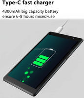 Téléphones mobiles et tablettes 4G Pc 8 Pulgadas/8 pouces Wifi 2GB + 32GB ROM Tablette avec fente pour carte Sim