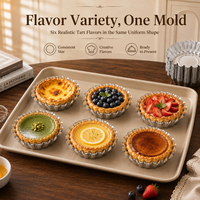 Hot Selling Non-stick Kleine Cake Tins Aluminium Ei Mini Ei Aluminium Ei Taartvorm