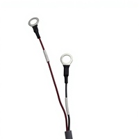 Kabel Harness Inti Tembaga Kustom dengan Selubung PVC, Konektor Terminal O-Ring 4-Pin 2-Core JST VH3.96, Pitch 3.96mm untuk Sepeda Motor