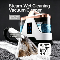 Nettoyeur Vapeur Portable Exclusif 2026 pour Nettoyage en Profondeur des Taches Humides et Sèches, Détachant pour Canapé, Sol, Nettoyage des Salissures, Hôtel, Voiture
