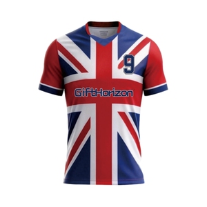 Ensemble de maillots de sport d'équipe personnalisés en gros, impression par sublimation numérique, uniforme d'entraînement de football, tenue de football pour hommes, kits de football F05 - Product Image 1
