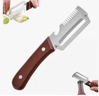 RVS 3-in-1 wortel- en aardappelschiller, -snijder en -julienne-snijder, multifunctioneel fruit- en groentesnijder met flesopener