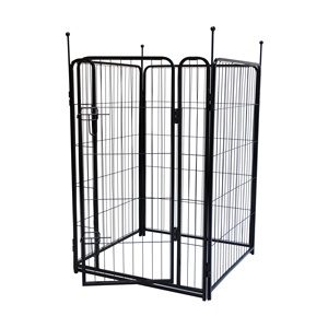 Kandang Hewan Peliharaan dari Kawat Logam, Pagar Lari Lipat untuk Kelinci, Kucing, Anjing, Bernapas, Tahan Lama - Product Image 5