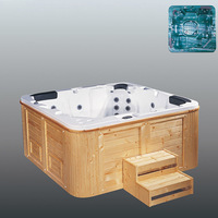Baignoire autoportante en acrylique pour adultes, avec jets de massage, pour 2 personnes, fabriquée par le meilleur fabricant