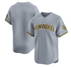 Grosir Milwaukee Brewers 2026 Berkualitas Tinggi #   22 Christian Yelich City Connect Jersey Pemain dengan Bordir Rahasia - Product Image 5