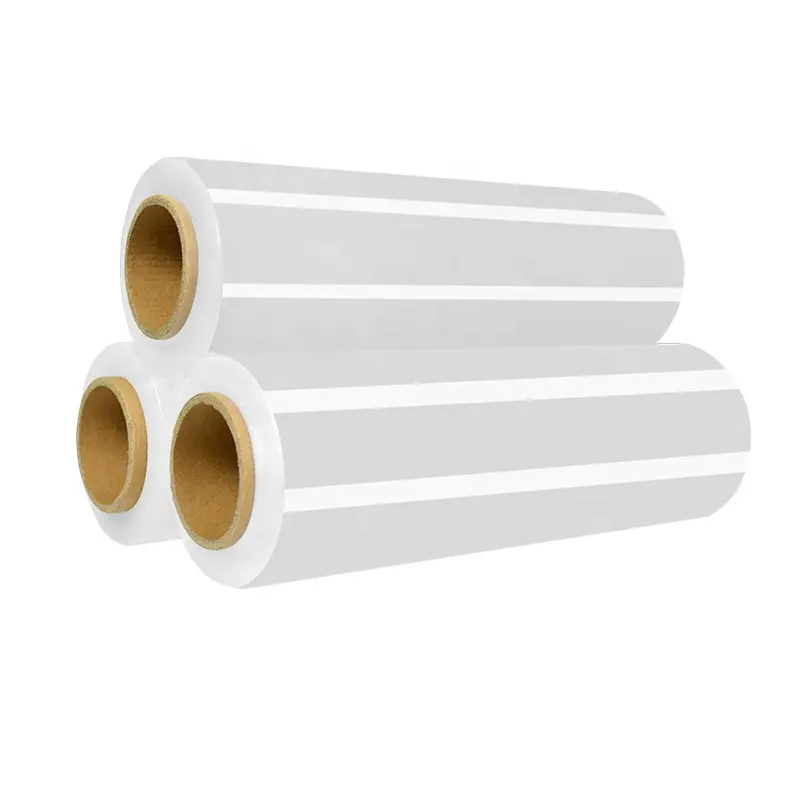 China free sample low MOQ customized white stretch film protective film for pallet lamination
