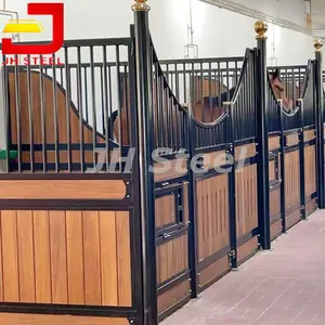 Pretty Good Quality Heavy Duty Powder Coated High Resistance Portable Horse Stable Horse Stall Front