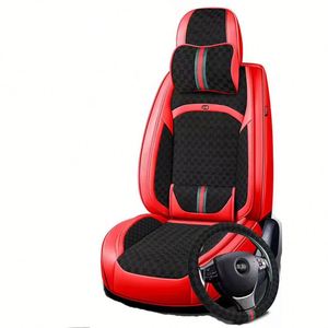 Ensemble complet de 10 coussins de voiture universels en polyester de luxe de haute qualité et bon marché Tonghui-03 toutes saisons - Product Image 6