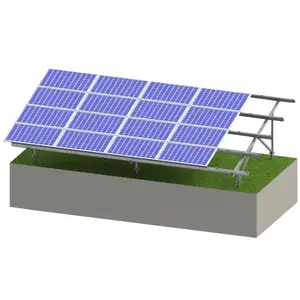 Factory Customized Ground Mounted Adjustable Angle Bracket Solar Panels