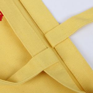 Sac fourre-tout en toile de coton personnalisé avec logo imprimé, écologique, avec poignées, pour le shopping, cadeaux, promotions, emballage, Ningbo - Product Image 5
