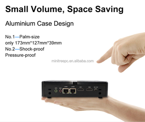 Intel N3160 N3150 J3160 Không Quạt Mini PC Quad Core Nhỏ Máy Tính Để Bàn PC 2 * Lans 2 * HD Htpc Pfsense Router Mở VPN Barebone Máy Tính - Product Image 5