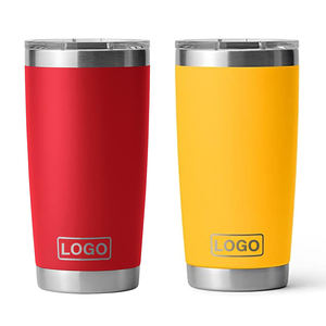Vaso de Acero Inoxidable con Recubrimiento en Polvo al Vacío de 20 oz con Logotipo Personalizado, Taza de Viaje Aislada de 30 oz con Tapa, Vaso Térmico para Café de 20 oz - Product Image 1