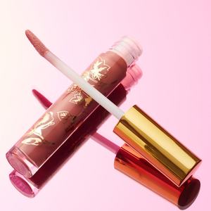 Tube vide pour gloss et rouge à lèvres mat, tubes de gloss roses, emballage cosmétique vide pour gloss - Product Image 4