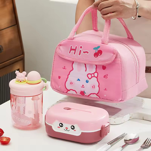 Lonchera Infantil de Plástico de Grado Alimenticio, Lonchera Bento Escolar para Niños, Estudiantes, Oficina, Contenedor de Alimentos - Product Image 4