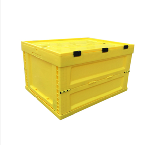 60L storage tote heavy duty plastic Storage Box Save space folding Moving Storage Box