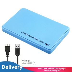 Alat Gratis aluminium eksternal NVMe / SATA M.<span class=keywords><strong>2</strong></span> SSD sarung wadah perumahan Tipe C USB 3.0 Gen2 5Gbps Solid State kotak Drive - Product Image 2