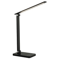 Lampe de bureau LED moderne et simple à CRI 90 pour la protection des yeux, idéale pour l'étude, le dortoir et la lecture au chevet - Contrôle tactile USB, cadeau pour étudiant